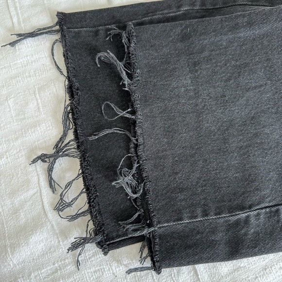 garage black wide leg jeans - Picture 3 of 5